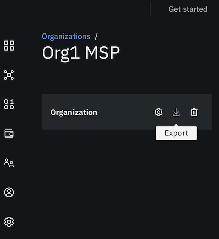 Figure 1. Export MSP button