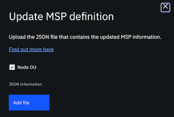 Figure 4. Node OU checkbox